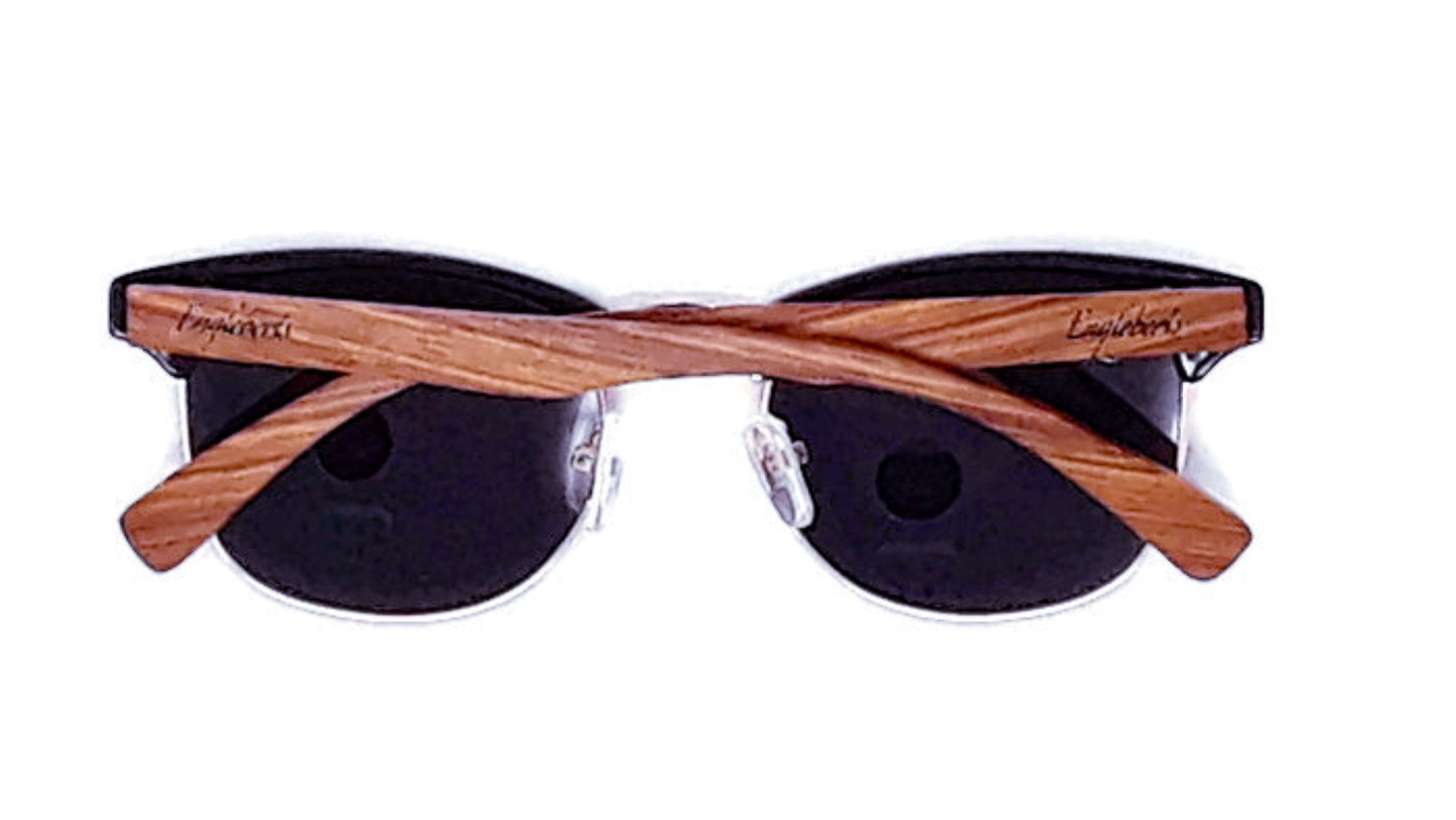 Engleberts Premium Walnut Wood Sunglasses – Polarized with Bamboo Case